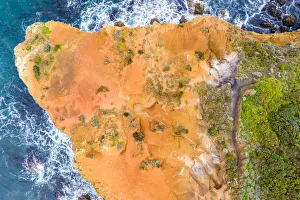 Aerial View of the Coastline, Great ocean Road Aerial View of the Coastline, Great ocean Road