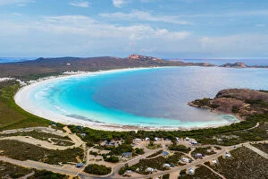 Aerial Views Gallery: Aerial view of Lucky Bay in Cape Le Grand National Park near Esperance at Western Australia