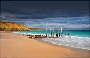 Aldinga beach, on the Fleurieu Peninsula in South Australia Aldinga beach, on the Fleurieu Peninsula in South Australia