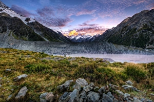 Images Dated 8th April 2010: Aoraki Mount Cook, MacKenzie, South Island, New Zealand