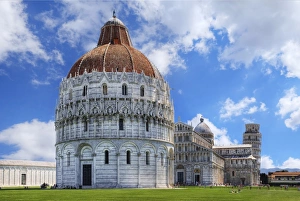 The Baptistery, Cathedral & Leaning Tower of Pisa The Baptistery, Cathedral & Leaning Tower of Pisa