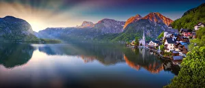 Beautiful alpine scenery around Hallstatt, Austria Beautiful alpine scenery around Hallstatt, Austria