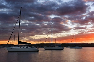 Boats on lake at valentine jetty lake macquarie newcastle Boats on lake at valentine jetty lake macquarie newcastle