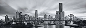 Images Dated 28th July 2013: Brisbane city from the Story Bridge
