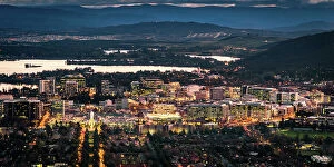 Urban Skyline Gallery: Canberra City Centre, View from Mount Ainslie, Australian Capital Territory