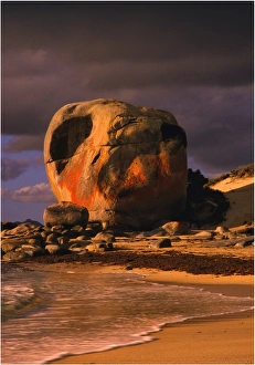 Castle Rock, Flinders Island, Bass Strait, Tasmania, Australia Castle Rock, Flinders Island, Bass Strait, Tasmania, Australia