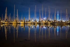 Sky Tower Gallery: City of Sails Reflection
