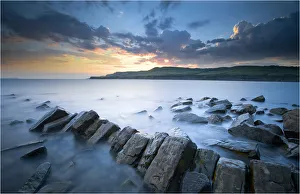 Clavells pier, Kimmeridge bay, Dorset, England Clavells pier, Kimmeridge bay, Dorset, England