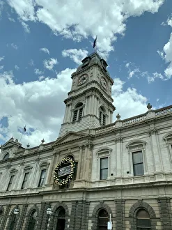 Clock tower of the Ballarat Town Hall, Victoria Clock tower of the Ballarat Town Hall, Victoria