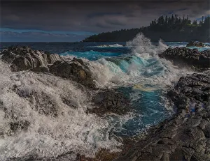 The Crystal pool on the coastline of Norfolk Island, south pacific ocean The Crystal pool on the coastline of Norfolk Island, south pacific ocean