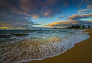 Dawn at Cemetery Bay, Norfolk Island, south pacific ocean Dawn at Cemetery Bay, Norfolk Island, south pacific ocean