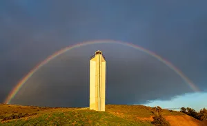 Double Rainbow over the Cape Jarvis Lighthouse Double Rainbow over the Cape Jarvis Lighthouse