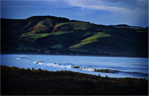 Dusk light sweeps across the ocean at Apollo Bay, Victoria Dusk light sweeps across the ocean at Apollo Bay, Victoria