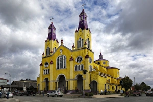 The Facade of Church of San Francisco, Castro, Chiloe Island, Los Lagos Region, Chile, South America Unique Gallery: The Facade of Church of San Francisco, Castro, Chiloe Island, Los Lagos Region, Chile, South America