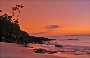 First glow of Dawn, Jervis bay, New South Wales, Australia First glow of Dawn, Jervis bay, New South Wales, Australia