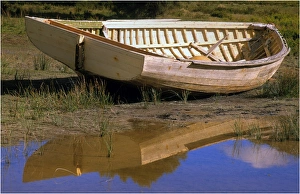 Fishing Dinghy Killiecrankie bay Flinders Island Tasmania Fishing Dinghy Killiecrankie bay Flinders Island Tasmania