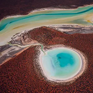 Aerial Views Gallery: Flying over Shark Bay
