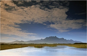 Lagoon near Whitemark, with views to the Strzelecki ranges, Flinders Island, Tasmania Lagoon near Whitemark, with views to the Strzelecki ranges, Flinders Island, Tasmania