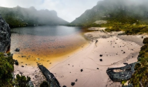 Lake Cygnus in Western Arthurs Range, Southwest Tasmania Lake Cygnus in Western Arthurs Range, Southwest Tasmania