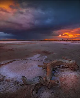 Lake Tyrrell, situated near the town of SeaLake, in the Wimmera district of Victoria Lake Tyrrell, situated near the town of SeaLake, in the Wimmera district of Victoria