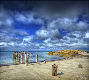 Lillies beach, Wybalena, Flinders Island, Tasmania Lillies beach, Wybalena, Flinders Island, Tasmania