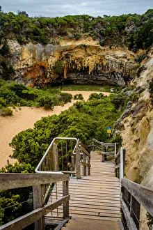 Limestone cave near Lord Ard Gorge at Great ocean Road, Victoria Limestone cave near Lord Ard Gorge at Great ocean Road, Victoria