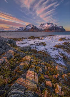 Lofoten Peninsular, winter wonderland, Arctic circle, Norway Lofoten Peninsular, winter wonderland, Arctic circle, Norway