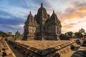 Borobudur Temple Compounds Gallery: The Main Temple of Candi Sewu, North of Prambanan, Central Java, Indonesia