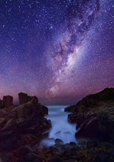 Milky Way Collection: Milky Way over the Sea