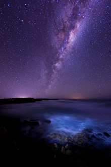 Milky Way over the Southern Ocean. Australia Milky Way over the Southern Ocean. Australia