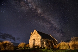 Under the million stars at Church of the Good Shepherd Under the million stars at Church of the Good Shepherd
