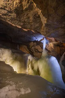 Mountain limestone caves, Hallstatt, Austria Mountain limestone caves, Hallstatt, Austria