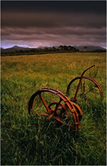 Old and rusting machinery on Flinders Island, Bass Strait, Tasmania, Australia Old and rusting machinery on Flinders Island, Bass Strait, Tasmania, Australia