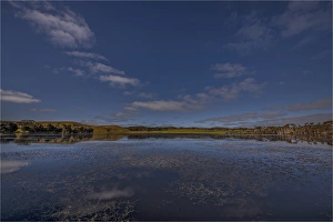 Pearshape Lagoon, a haven for migratory birds, King Island, Bass Strait, Tasmania, Australia Pearshape Lagoon, a haven for migratory birds, King Island, Bass Strait, Tasmania, Australia