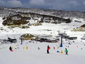 Skiing Collection: Perisher village