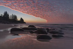 Pink sunrise on the Sunshine Coast, Queensland Pink sunrise on the Sunshine Coast, Queensland