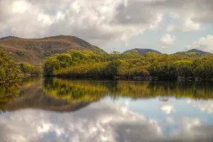 Tasmanian Mountains and Reflections Print