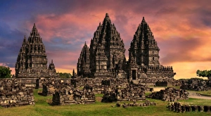 Prambanan Temple (Candi Rara Jonggrang), Northeast of Yogyakarta, Central Java, Indonesia Prambanan Temple (Candi Rara Jonggrang), Northeast of Yogyakarta, Central Java, Indonesia