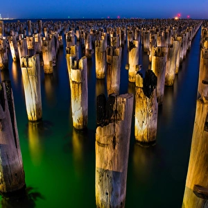 Princes Pier Sunset Princes Pier Sunset