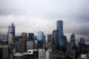 Rain drops on window Rain drops on window
