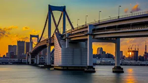 The Rainbow Bridge at sunset The Rainbow Bridge at sunset