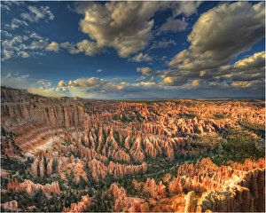 A scenic view at Dusk , in the Bryce Canyon national park, Utah, USA A scenic view at Dusk , in the Bryce Canyon national park, Utah, USA