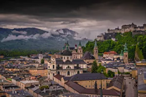 Scenic Viewpoint around the city of Salzburg, Austria Scenic Viewpoint around the city of Salzburg, Austria