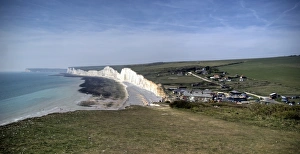 Images Dated 24th April 2010: Seven Sisters white cliffs coastline