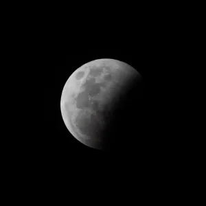 Brisbane Prints: Partial Lunar Eclipse Print - Brisbane Australia May 26 2021