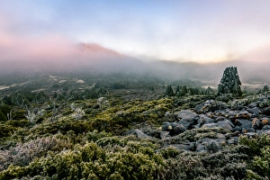 Sunrise at East Wall of mt Jerusalem, Tasmania Sunrise at East Wall of mt Jerusalem, Tasmania