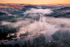 Sunrise over Murrumbridge River in Australian Capital Territory Sunrise over Murrumbridge River in Australian Capital Territory
