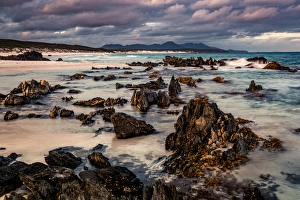 Sunset at Fitzerald Beach at Mamang trail in Fitzerald River National park in Western Sunset at Fitzerald Beach at Mamang trail in Fitzerald River National park in Western