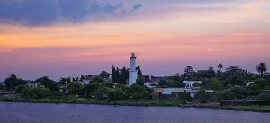 Colonia Del Sacramento Gallery: Sunset View of Colonia Lighthouse, Colonia del Sacramento, Uruguay
