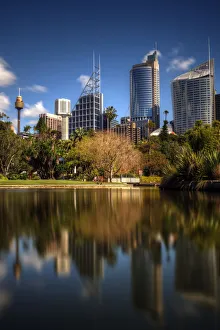 Images Dated 25th August 2014: Sydney city centre reflections